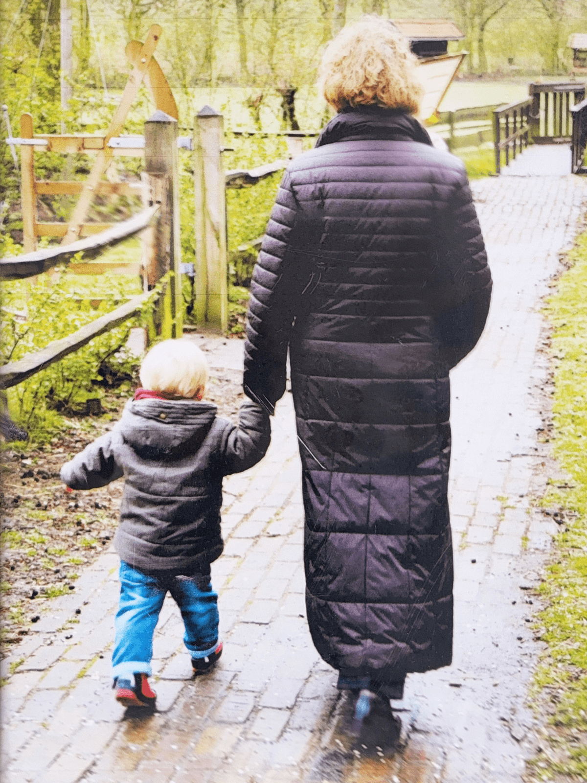 Oma Ira en kleinzoon