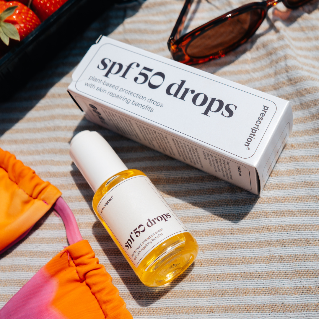Prescription Skincare webshop op Shopify met SPF50 product