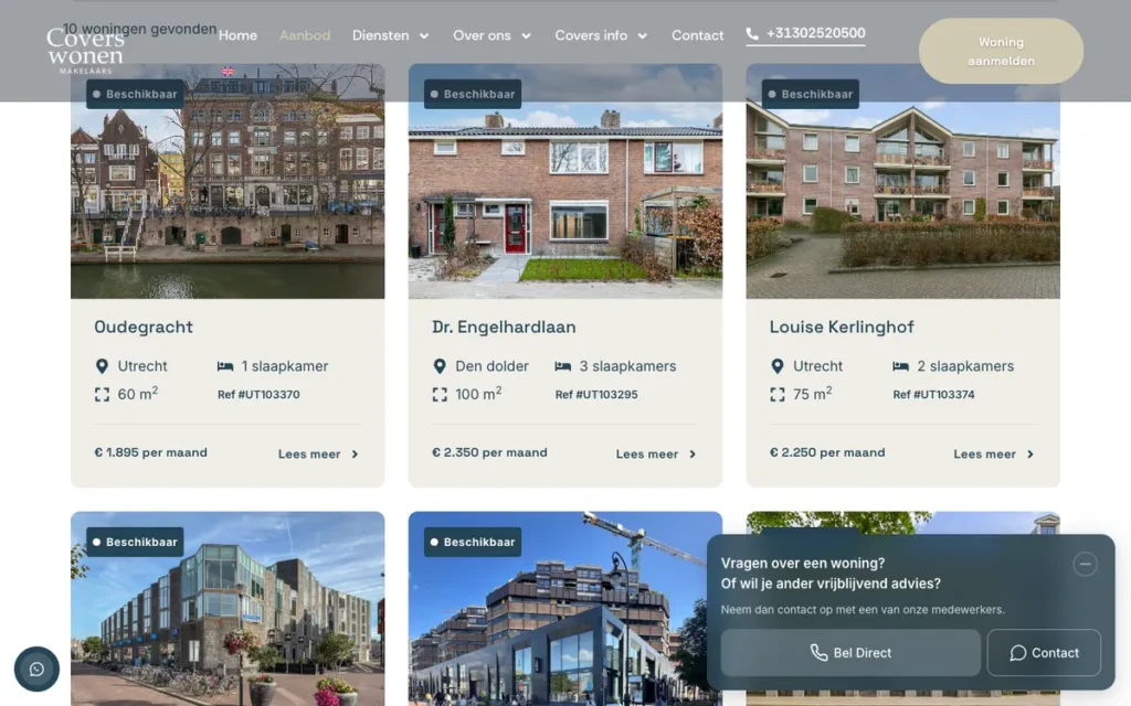Huuraanbod van Covers Wonen uit Realworks